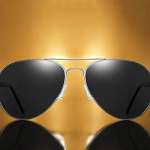 Aviator Sunglasses with Polarised and UV Protected Lens