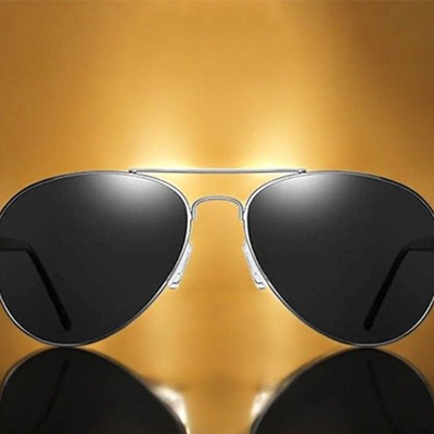 Aviator Sunglasses with Polarised and UV Protected Lens