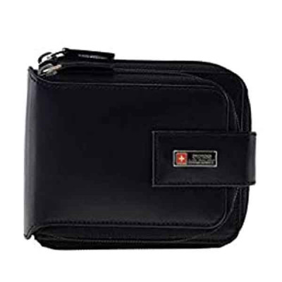 Swiss Military Black Synthetic Men's Wallet