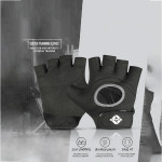 Unisex Black Cross Training Gloves